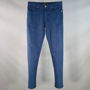 ERMENEGILDO ZEGNA Size 30 Navy Cotton Blend Jean Cut Casual Pants